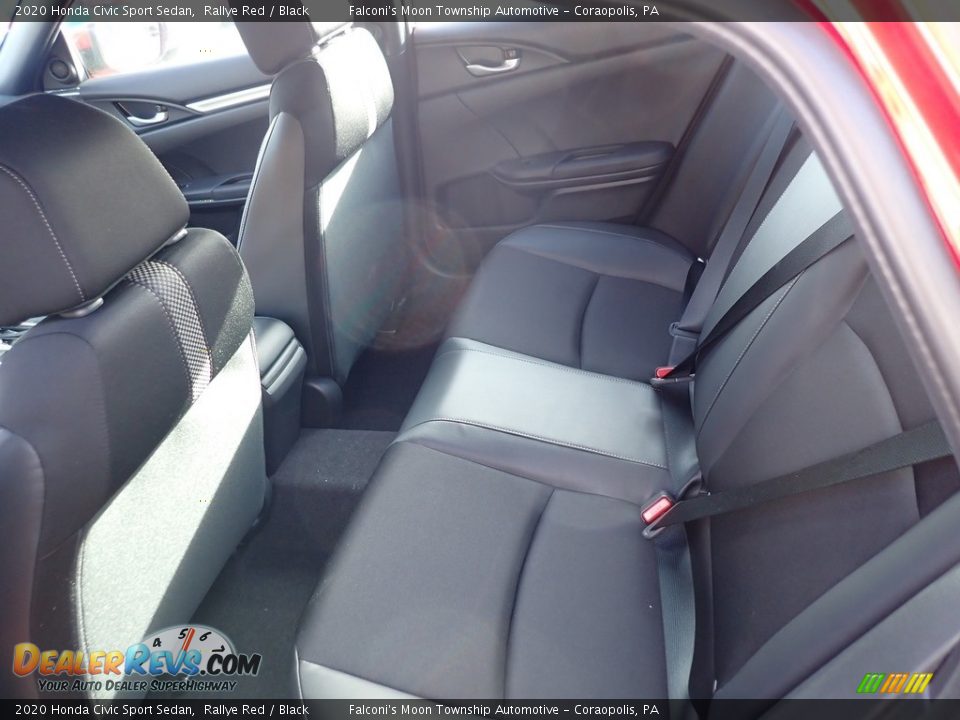 2020 Honda Civic Sport Sedan Rallye Red / Black Photo #9