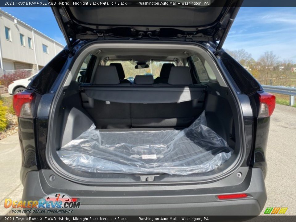2021 Toyota RAV4 XLE AWD Hybrid Midnight Black Metallic / Black Photo #27