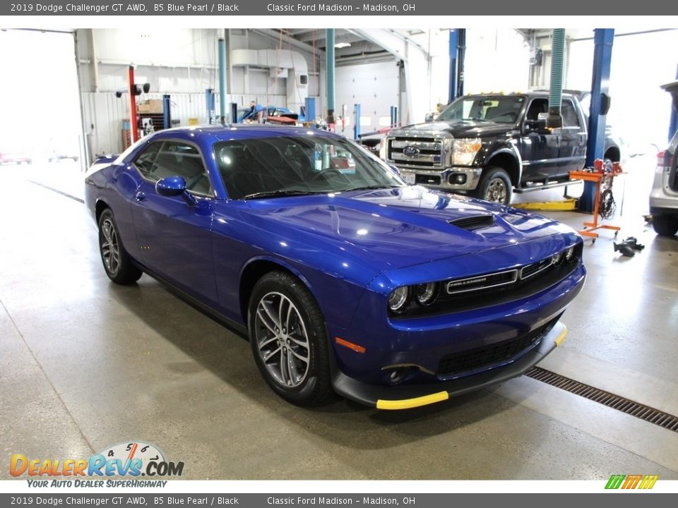 2019 Dodge Challenger GT AWD B5 Blue Pearl / Black Photo #3