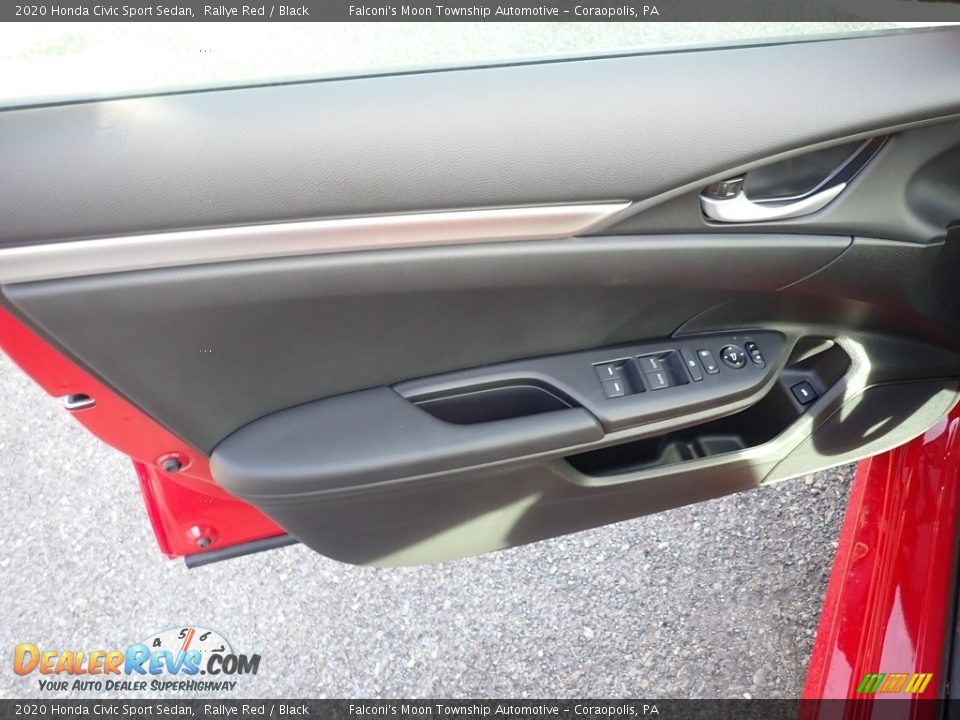 2020 Honda Civic Sport Sedan Rallye Red / Black Photo #11