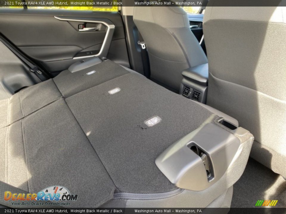 2021 Toyota RAV4 XLE AWD Hybrid Midnight Black Metallic / Black Photo #28