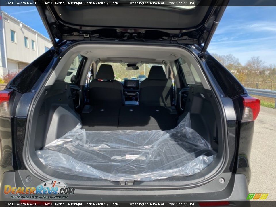 2021 Toyota RAV4 XLE AWD Hybrid Midnight Black Metallic / Black Photo #29