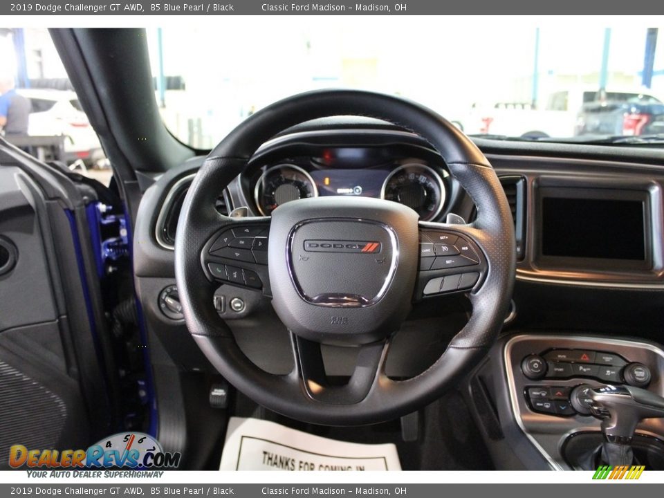 2019 Dodge Challenger GT AWD B5 Blue Pearl / Black Photo #9