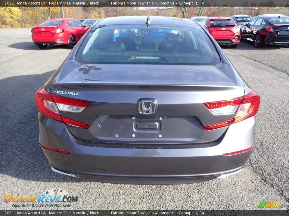 2021 Honda Accord LX Modern Steel Metallic / Black Photo #4