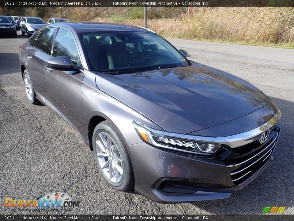 2021 Honda Accord LX Modern Steel Metallic / Black Photo #6