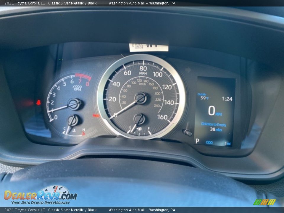 2021 Toyota Corolla LE Gauges Photo #7