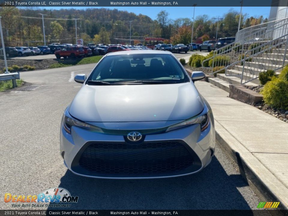 2021 Toyota Corolla LE Classic Silver Metallic / Black Photo #13