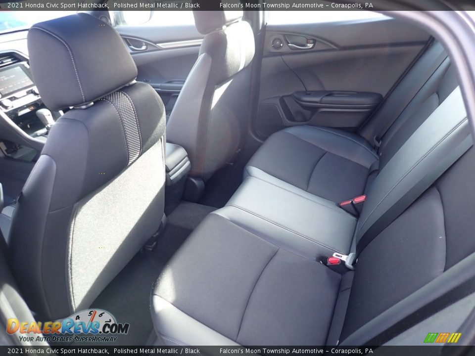 2021 Honda Civic Sport Hatchback Polished Metal Metallic / Black Photo #8
