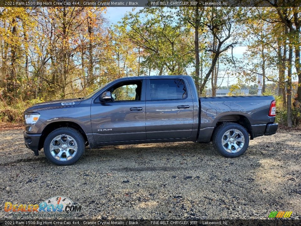 Granite Crystal Metallic 2021 Ram 1500 Big Horn Crew Cab 4x4 Photo #4