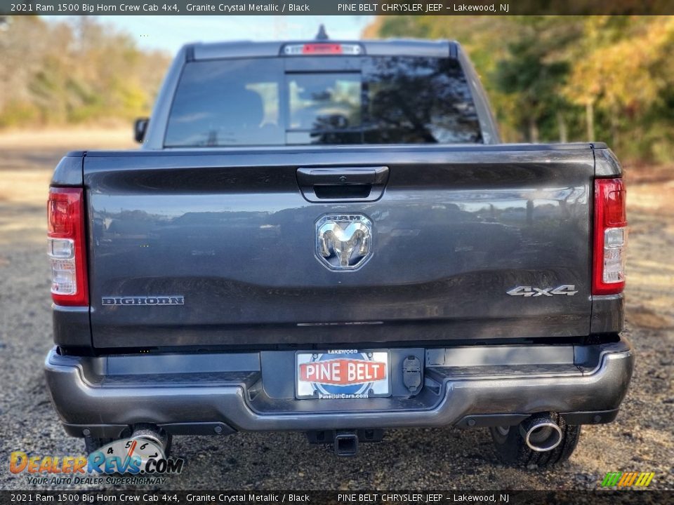 2021 Ram 1500 Big Horn Crew Cab 4x4 Granite Crystal Metallic / Black Photo #7