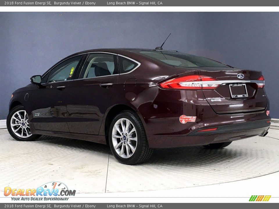 2018 Ford Fusion Energi SE Burgundy Velvet / Ebony Photo #10