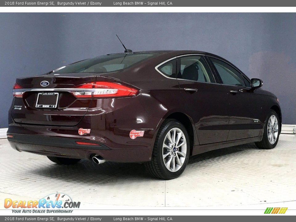 2018 Ford Fusion Energi SE Burgundy Velvet / Ebony Photo #13