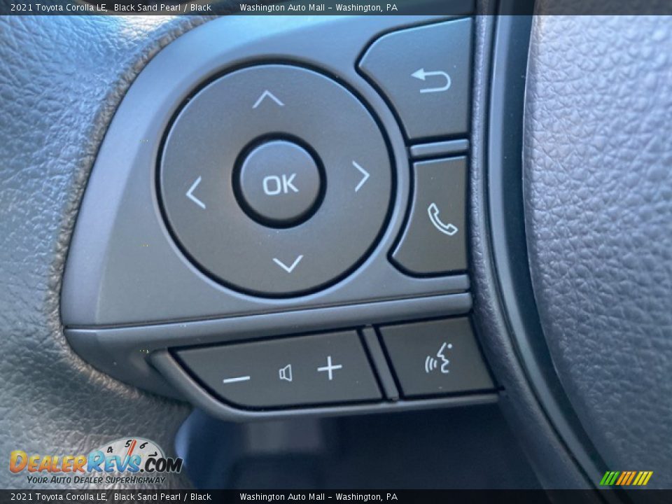 2021 Toyota Corolla LE Steering Wheel Photo #6