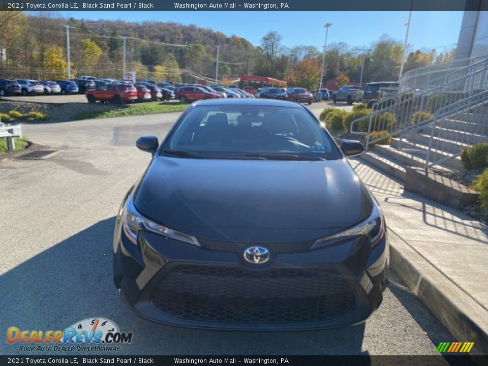 2021 Toyota Corolla LE Black Sand Pearl / Black Photo #11