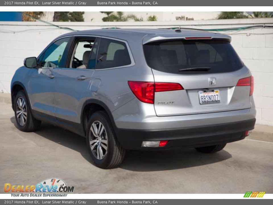 2017 Honda Pilot EX Lunar Silver Metallic / Gray Photo #2