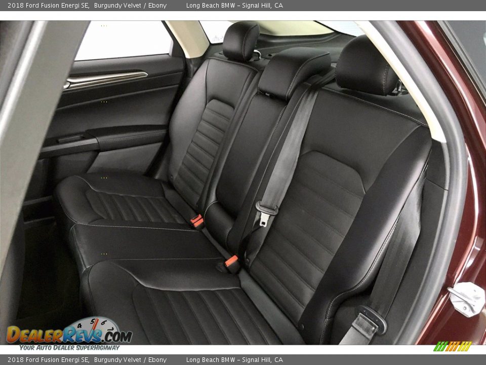 Rear Seat of 2018 Ford Fusion Energi SE Photo #30