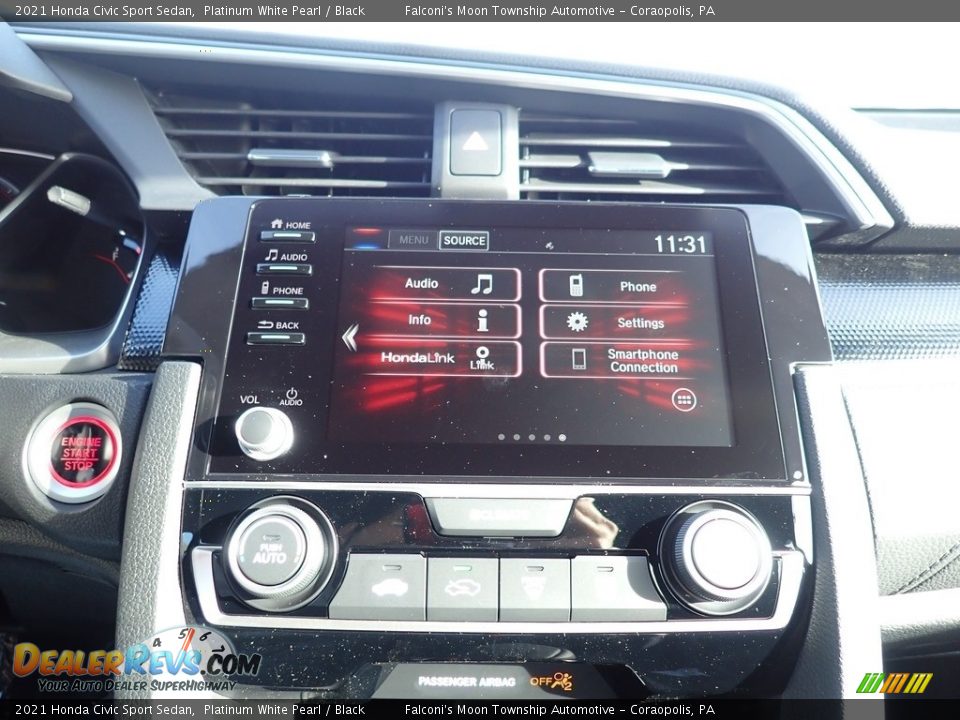 Controls of 2021 Honda Civic Sport Sedan Photo #13