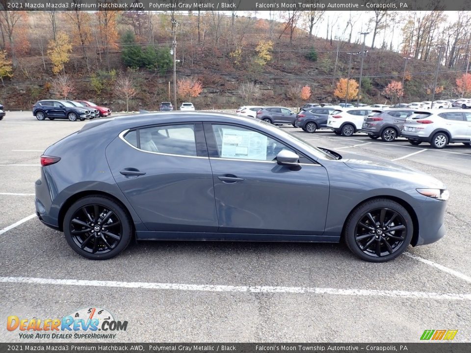 Polymetal Gray Metallic 2021 Mazda Mazda3 Premium Hatchback AWD Photo #1