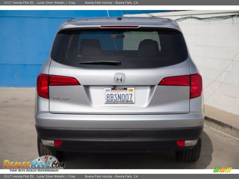 2017 Honda Pilot EX Lunar Silver Metallic / Gray Photo #9