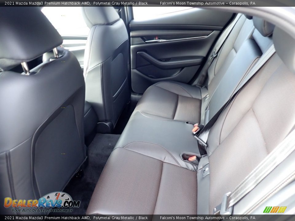 Rear Seat of 2021 Mazda Mazda3 Premium Hatchback AWD Photo #8