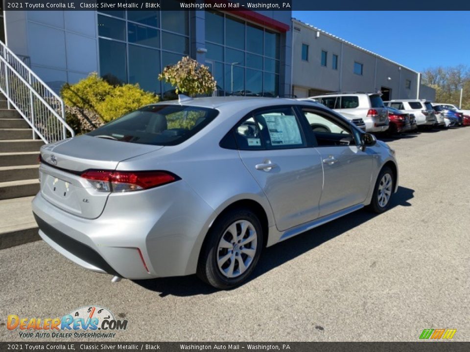 2021 Toyota Corolla LE Classic Silver Metallic / Black Photo #11