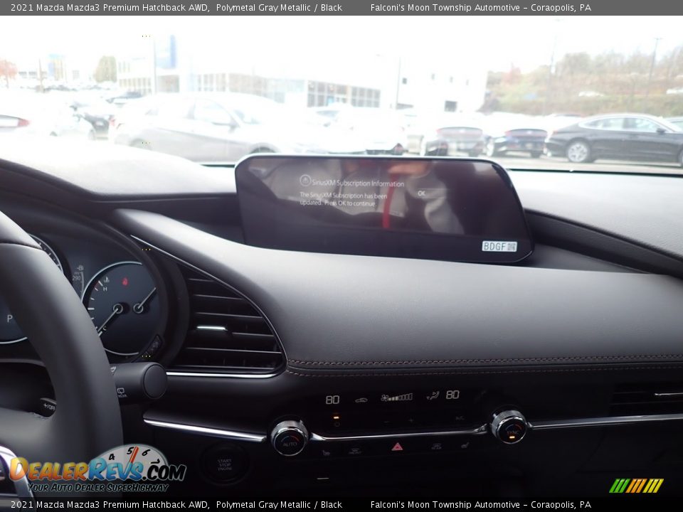 2021 Mazda Mazda3 Premium Hatchback AWD Polymetal Gray Metallic / Black Photo #12