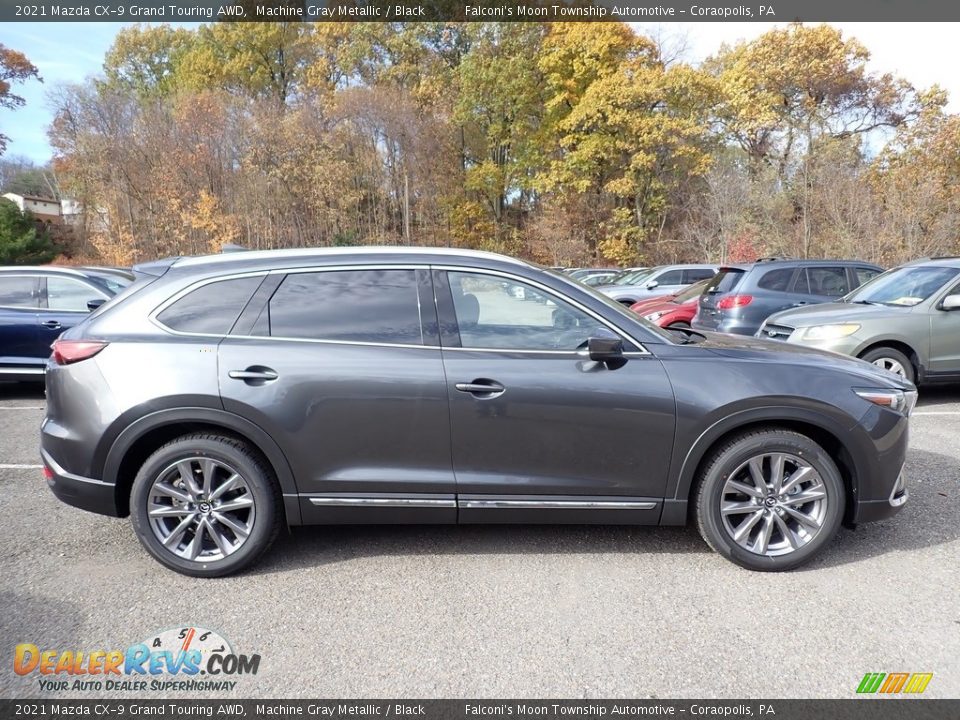 Machine Gray Metallic 2021 Mazda CX-9 Grand Touring AWD Photo #1