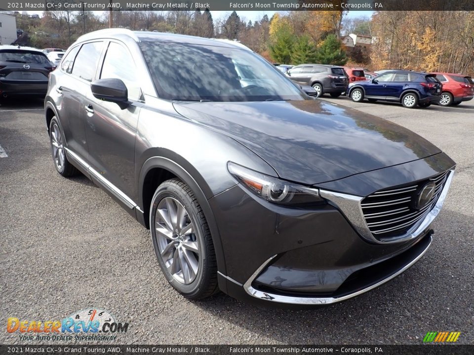 Front 3/4 View of 2021 Mazda CX-9 Grand Touring AWD Photo #3