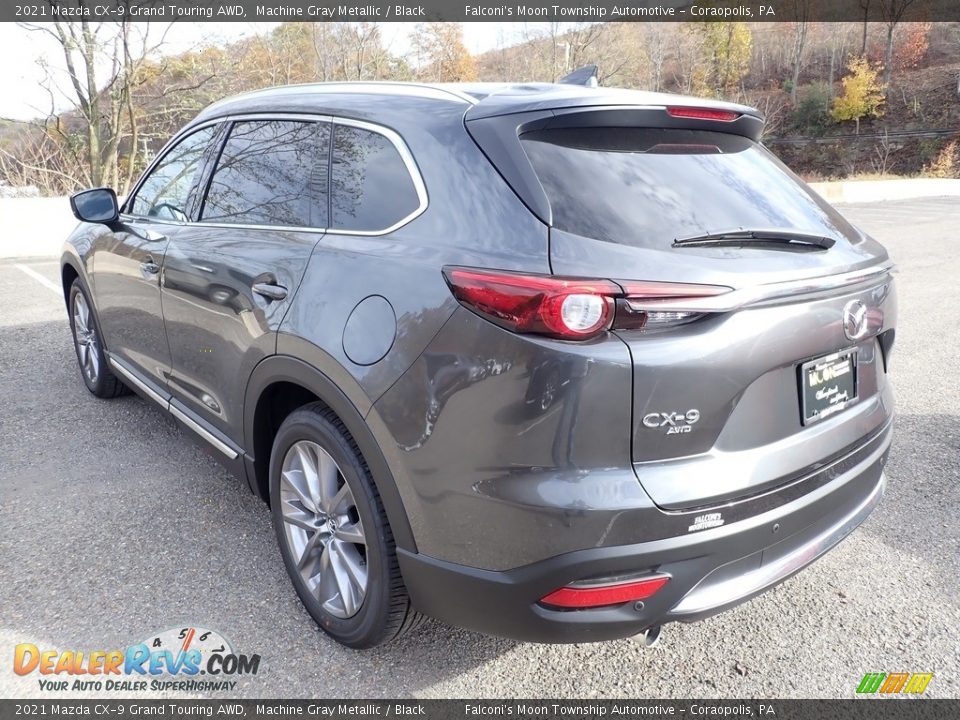 2021 Mazda CX-9 Grand Touring AWD Machine Gray Metallic / Black Photo #6