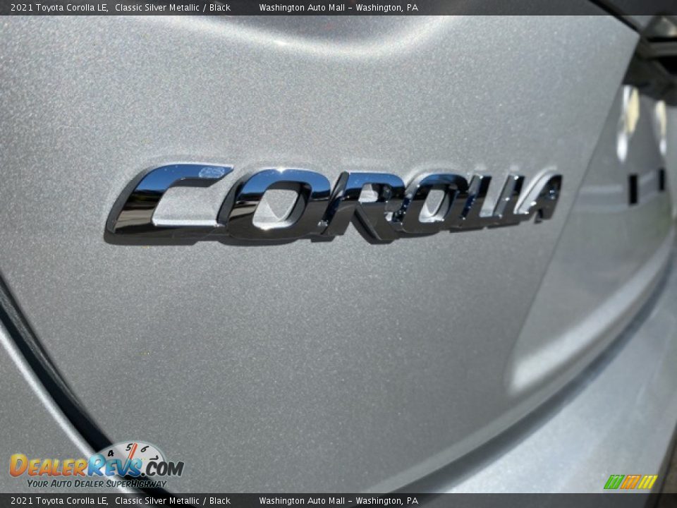 2021 Toyota Corolla LE Classic Silver Metallic / Black Photo #25