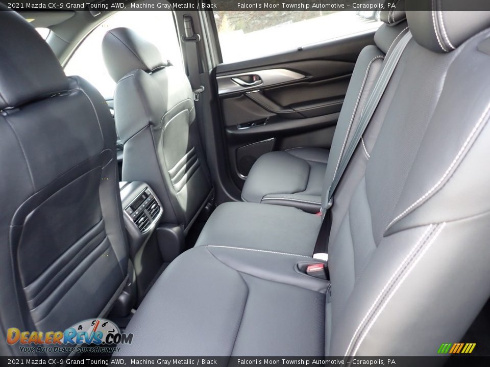 Rear Seat of 2021 Mazda CX-9 Grand Touring AWD Photo #8