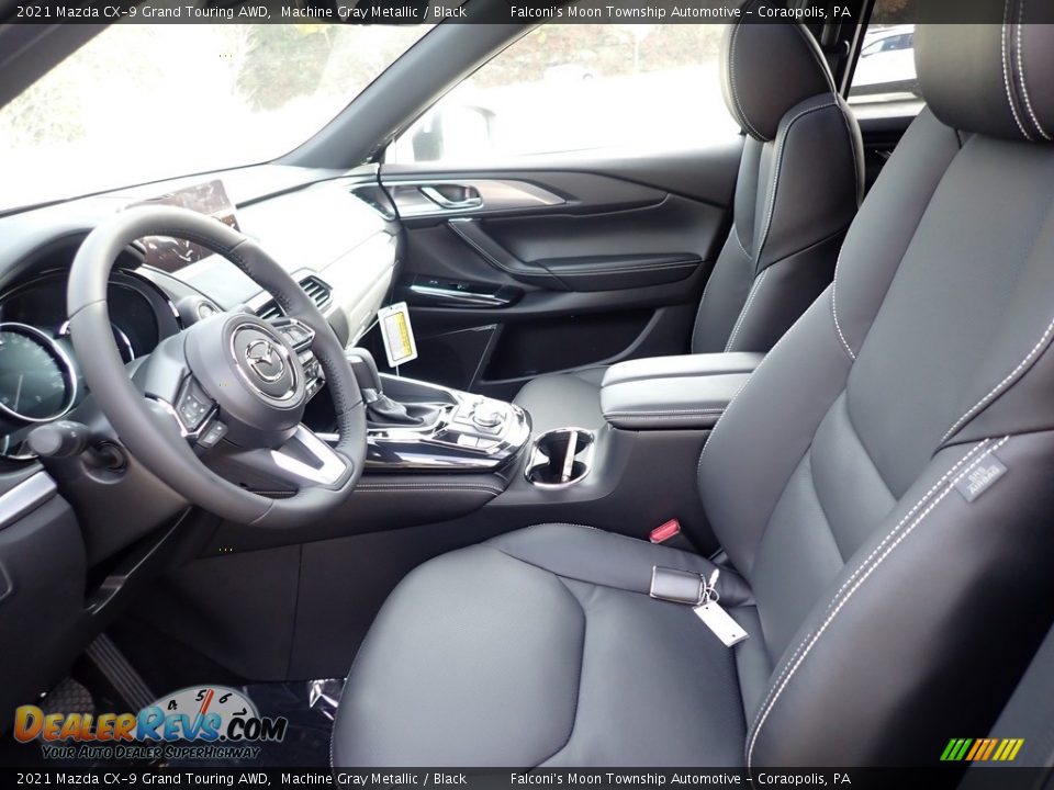 Black Interior - 2021 Mazda CX-9 Grand Touring AWD Photo #10