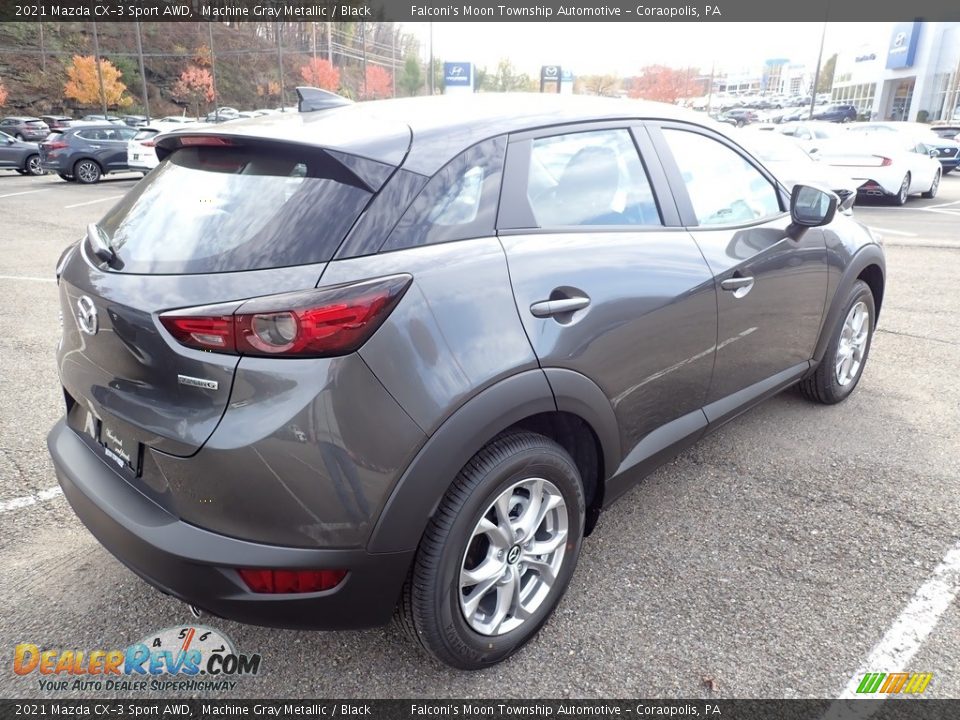 Machine Gray Metallic 2021 Mazda CX-3 Sport AWD Photo #2