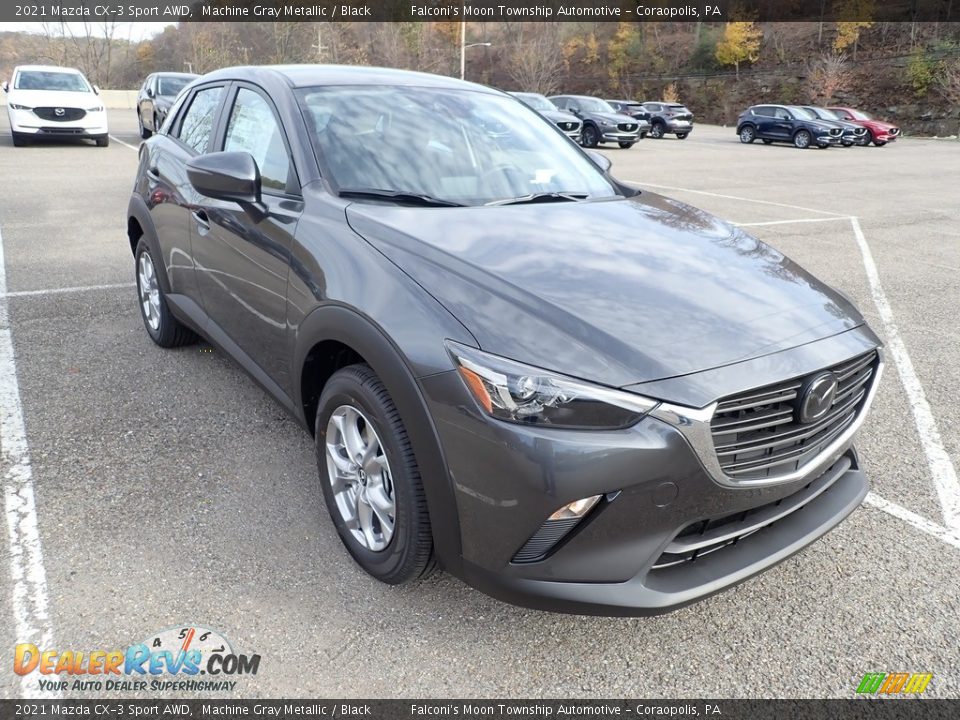 Front 3/4 View of 2021 Mazda CX-3 Sport AWD Photo #3