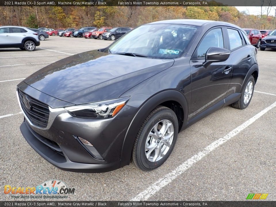 Machine Gray Metallic 2021 Mazda CX-3 Sport AWD Photo #5