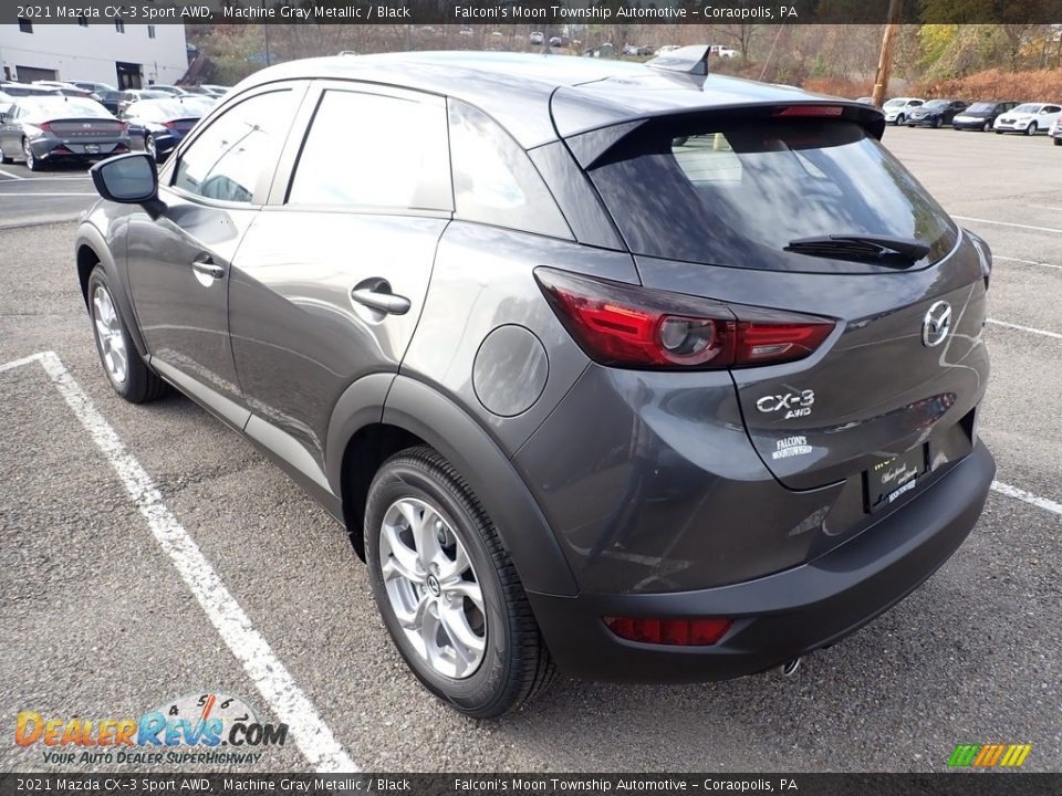 2021 Mazda CX-3 Sport AWD Machine Gray Metallic / Black Photo #6