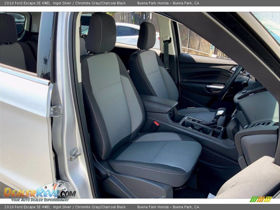 2019 Ford Escape SE 4WD Ingot Silver / Chromite Gray/Charcoal Black Photo #8