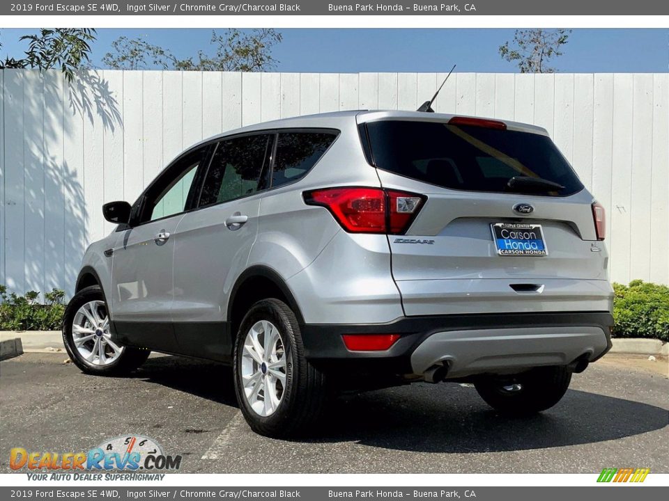 2019 Ford Escape SE 4WD Ingot Silver / Chromite Gray/Charcoal Black Photo #12