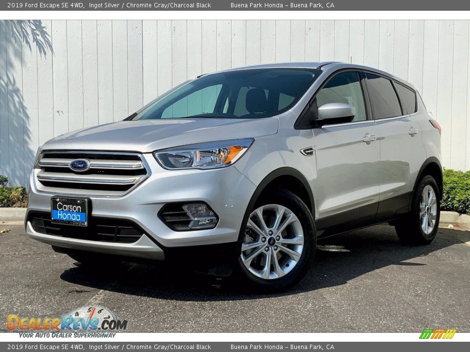 2019 Ford Escape SE 4WD Ingot Silver / Chromite Gray/Charcoal Black Photo #14