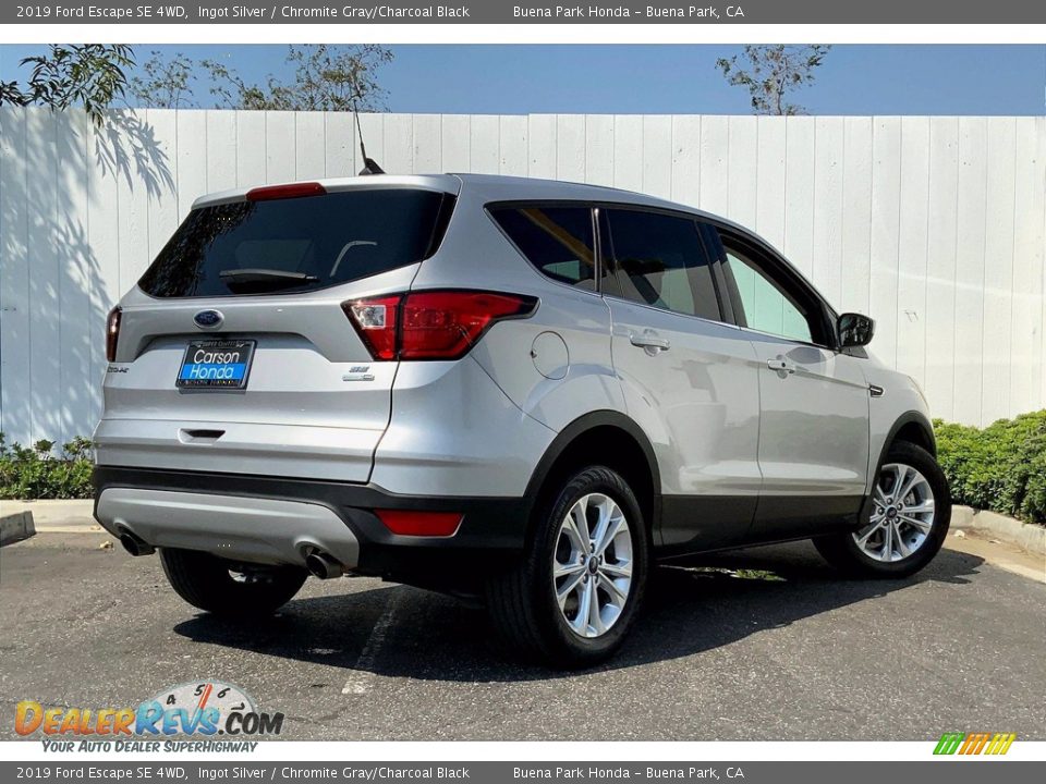 2019 Ford Escape SE 4WD Ingot Silver / Chromite Gray/Charcoal Black Photo #15