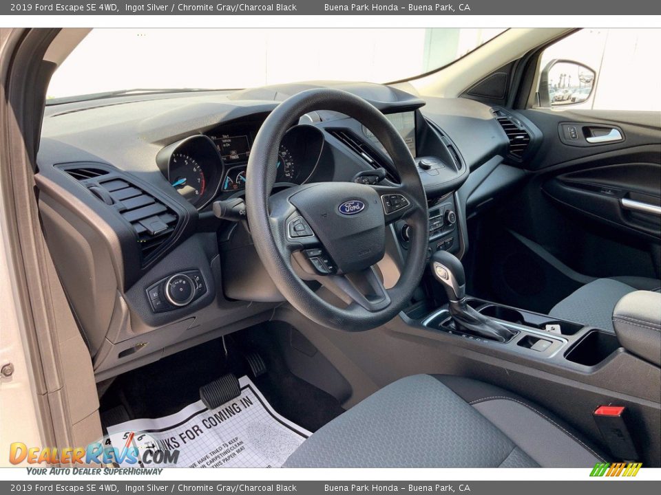 2019 Ford Escape SE 4WD Ingot Silver / Chromite Gray/Charcoal Black Photo #16