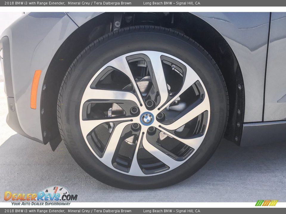 2018 BMW i3 with Range Extender Mineral Grey / Tera Dalbergia Brown Photo #9