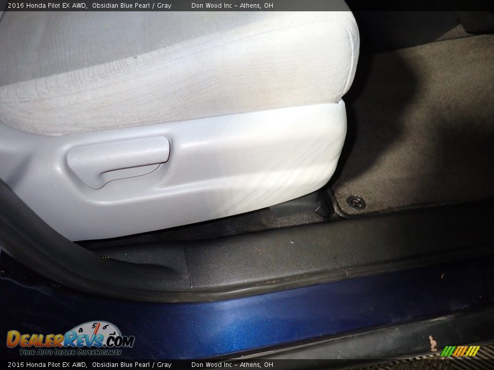 2016 Honda Pilot EX AWD Obsidian Blue Pearl / Gray Photo #25