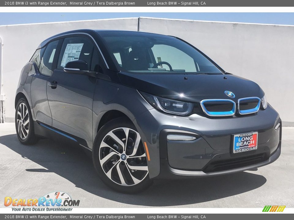 2018 BMW i3 with Range Extender Mineral Grey / Tera Dalbergia Brown Photo #12