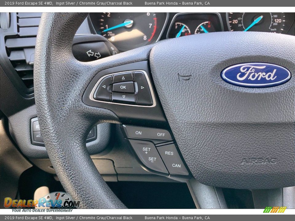 2019 Ford Escape SE 4WD Ingot Silver / Chromite Gray/Charcoal Black Photo #20