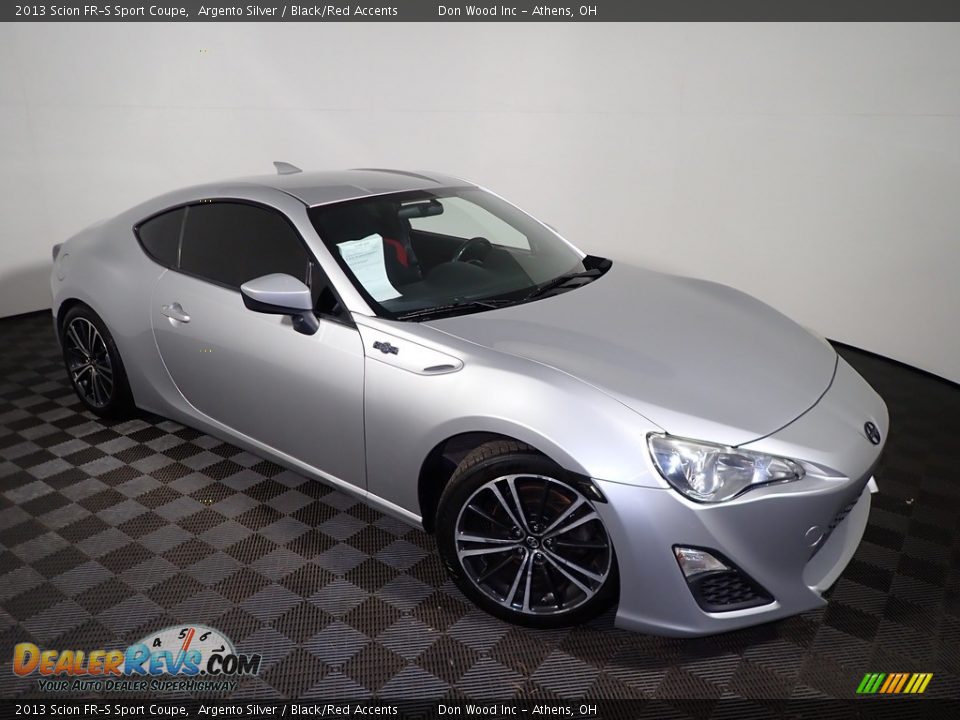 2013 Scion FR-S Sport Coupe Argento Silver / Black/Red Accents Photo #2