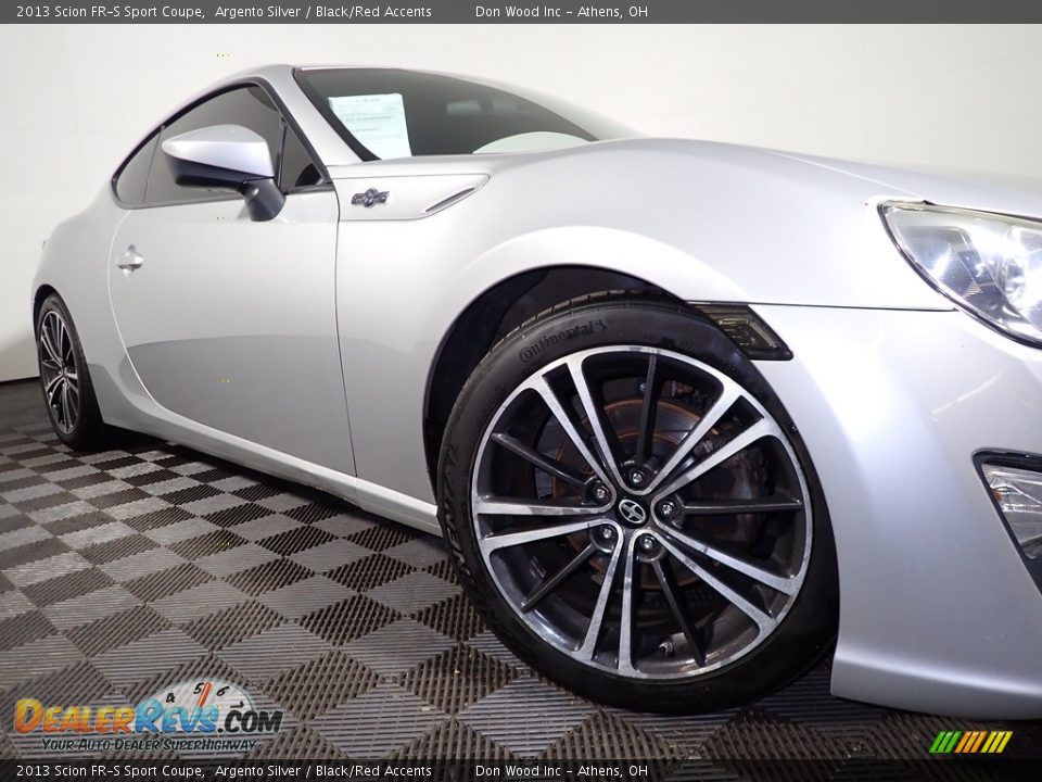 2013 Scion FR-S Sport Coupe Argento Silver / Black/Red Accents Photo #3
