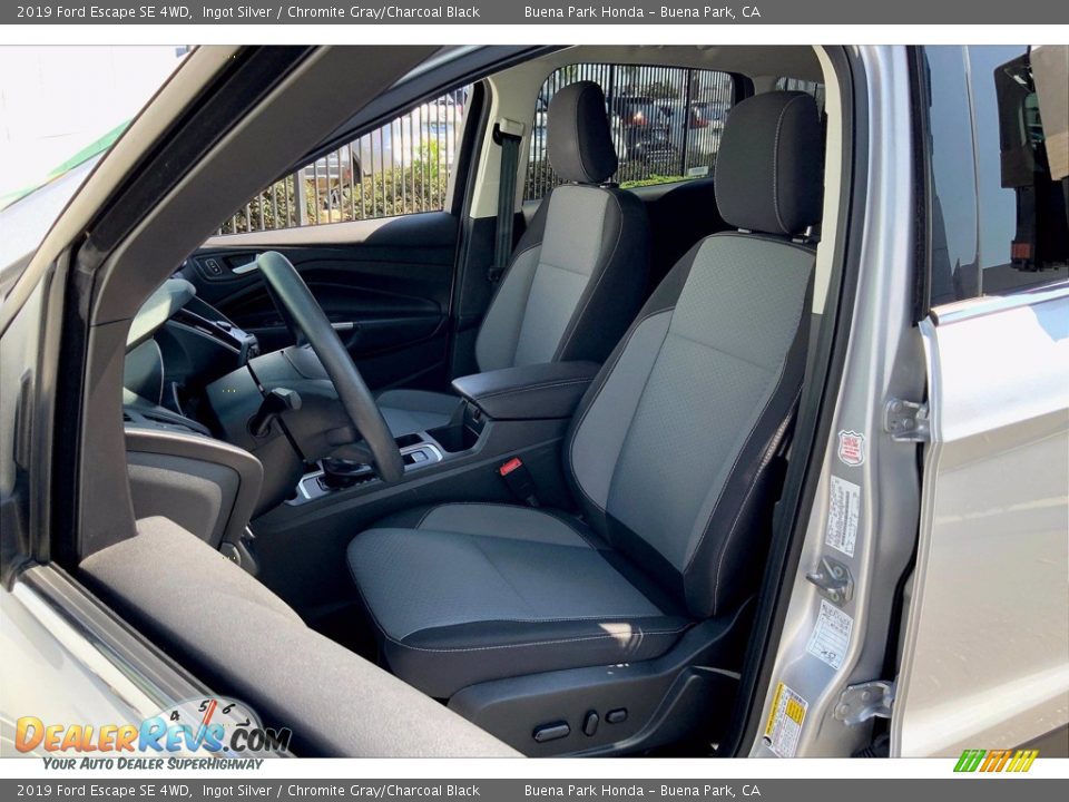 2019 Ford Escape SE 4WD Ingot Silver / Chromite Gray/Charcoal Black Photo #26