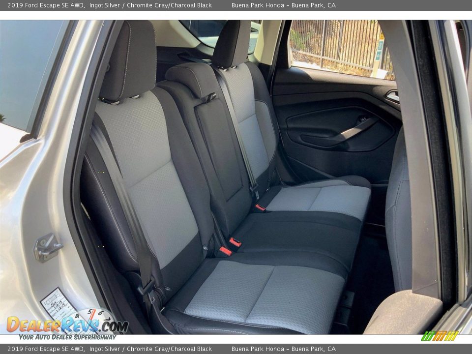 2019 Ford Escape SE 4WD Ingot Silver / Chromite Gray/Charcoal Black Photo #28