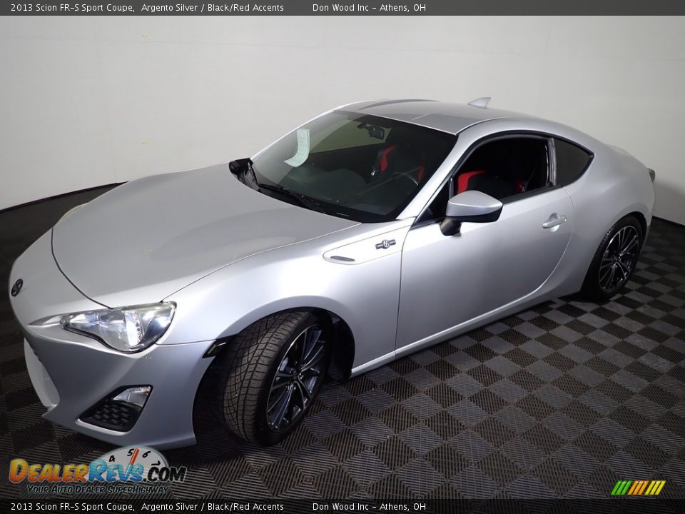 2013 Scion FR-S Sport Coupe Argento Silver / Black/Red Accents Photo #7